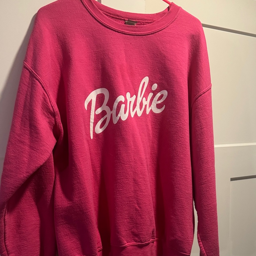 Barbie Fuchsia Crew Neck Sweater